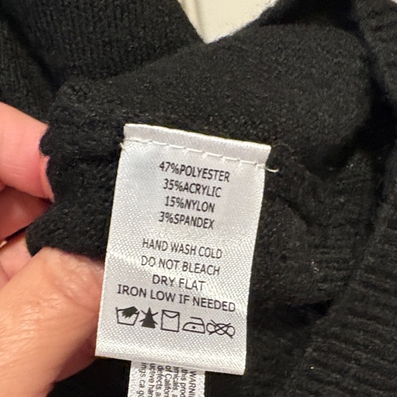 Fantastic Fawn Black Sweater with Gold Star Accents - Picture 5 of 6